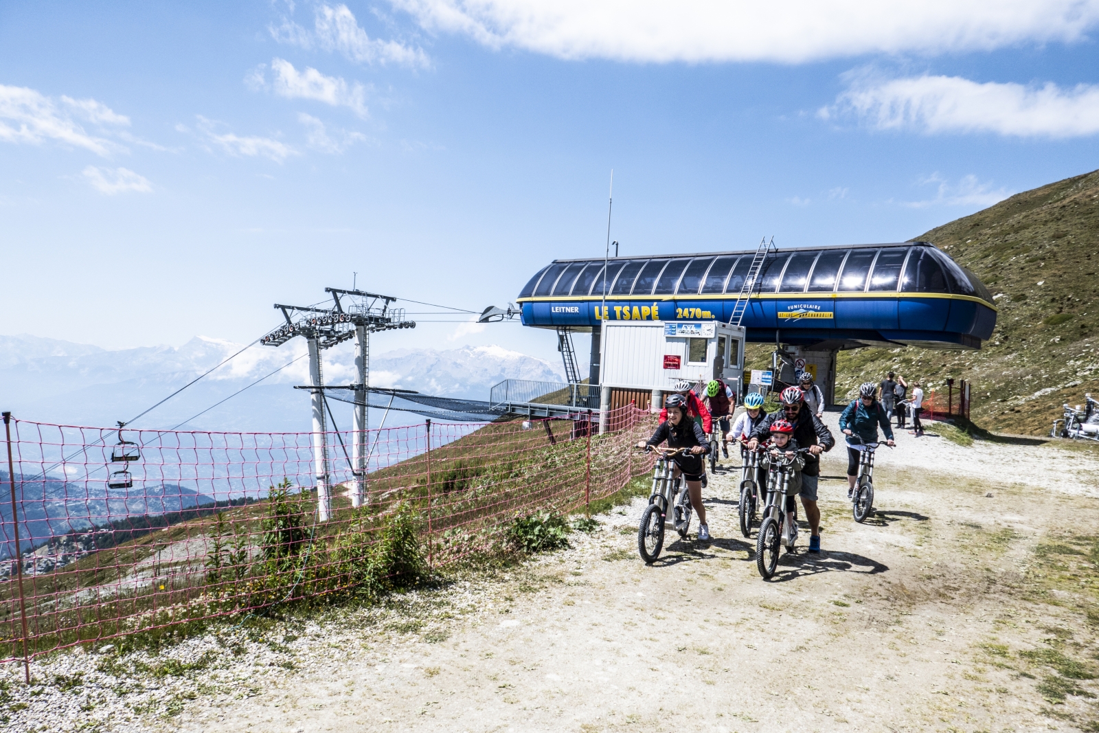 1/2 Journée trottinette au télésiège du Tsapé à Chandolin
